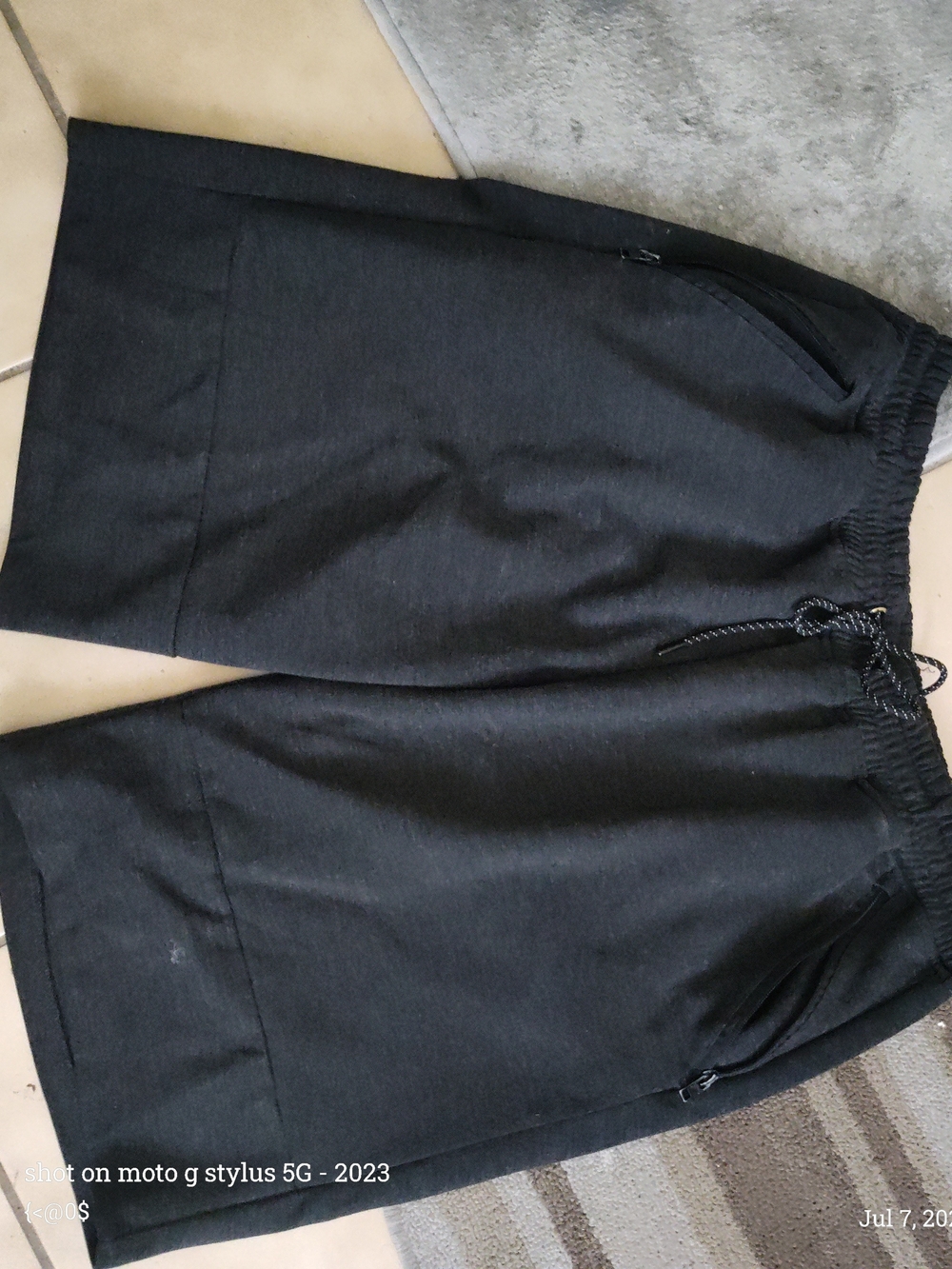 South Pole Black Men's Athletic Shorts